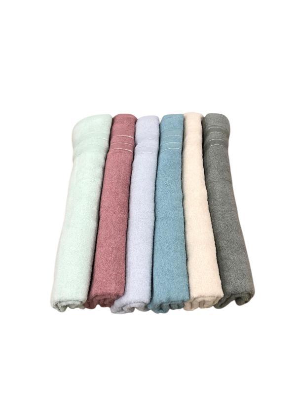 12 Li Durul Mine %100 Pamuklu Ekonomik Kuaför Berber El Yüz Havlusu 50 x 85 - Image 1