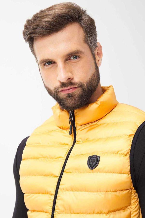 Mcl Erkek Fermuarlı Şişme Yelek 20731188 Hardal - Image 1