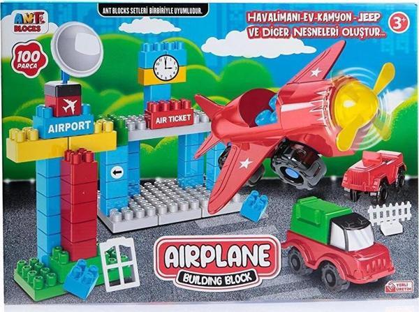 100 Parça Havalimanı Lego Seti - ANT007  - Image 1