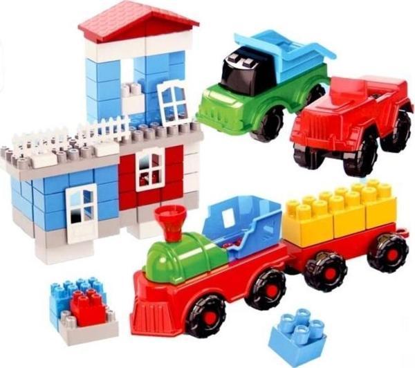 100 Parça Tren İstasyonu Lego Seti - ANT008 - Image 1