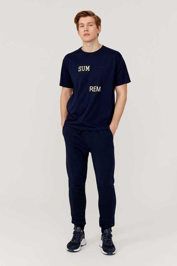 Mcl Erkek İp Detaylı Eşofman Altı 20731390 Lacivert - Image 1