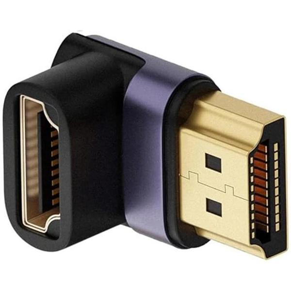 ALLY HDMI To HDMI 8K 2.1UHD 90 Derece Mıknatıs Başlıklı Çevirici Otg Adaptör-(5775) - Image 1