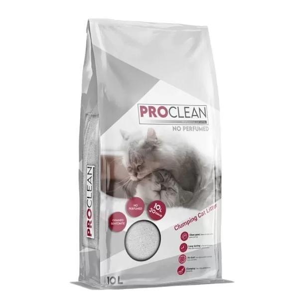 ProClean Naturel Kokusuz Topaklanan Kedi Kumu Kalın Taneli 10 Lt - Image 1