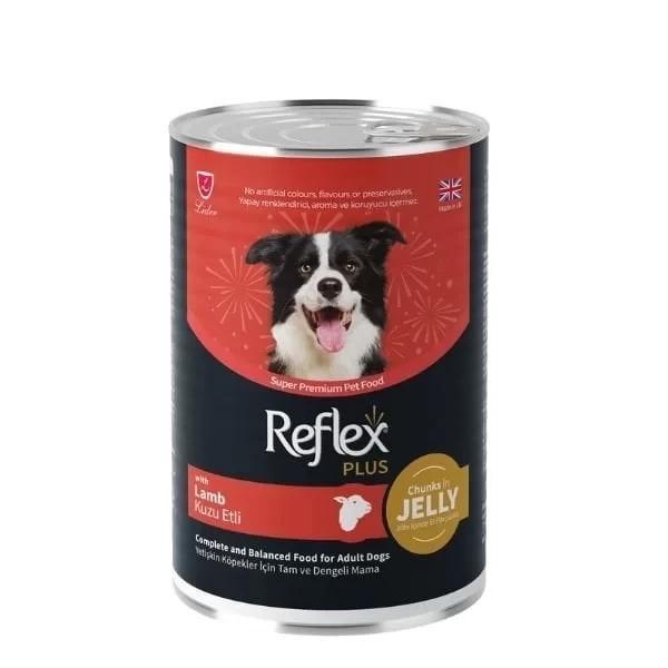 Reflex Plus Jöle İçinde Kuzu Etli Yetişkin Konserve Köpek Maması 400 Gr - Image 1