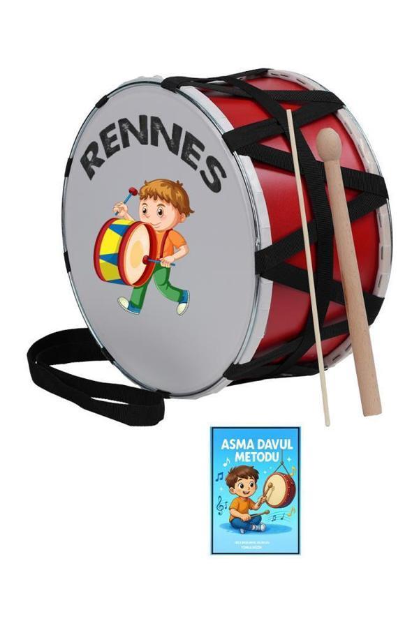 Rennes DVL-30RD Örf Aletleri Özel Tasarım Çocuk Davulu 30 cm - Image 1