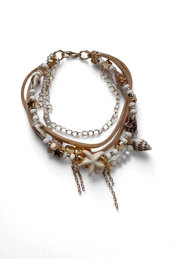 ETNİK BOHEM ÇOKLU BİLEKLİK DOĞALTAŞ - Image 1