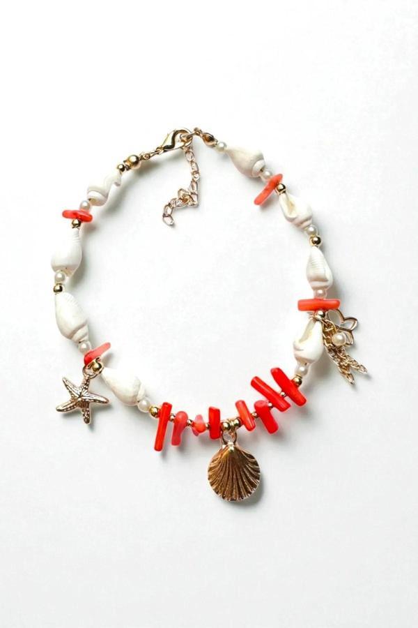 DENİZ KABUĞU MERCAN DOĞALTAŞ MİDYE HALHAL - Image 1