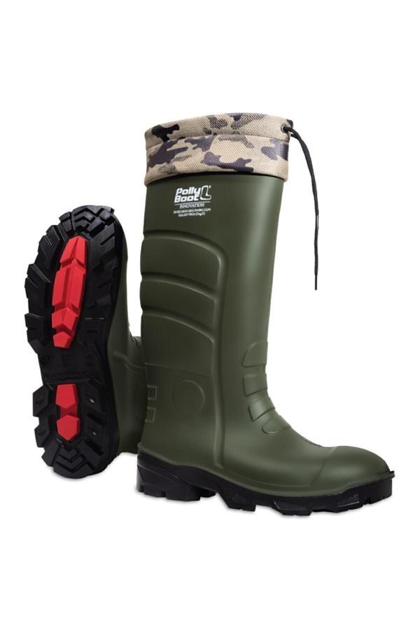 Polly Boot Erkek Haki Galaxy Vega O4 (Korumasız)Uzun Boğazlı Çizme - Image 1