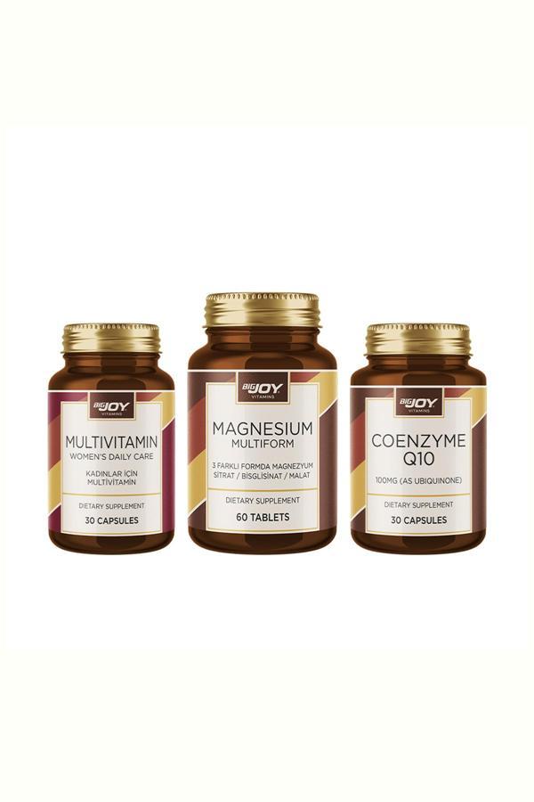 Kadınlar İçin Vitamin&Mineral Paketi-2 Multivitamin + Koenzim Q10 + Magnezyum Multiform - Image 1