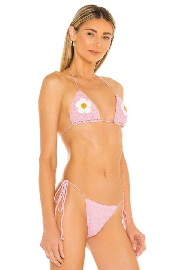 Major Butik Tığ Örgü Papatyalı Bikini Takımı - Image 1