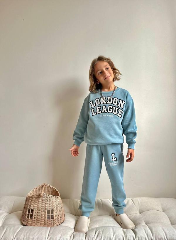ERKEK ÇOCUK LONDON LEAGUE 3 İPLİK ŞARDONLU PAMUK TAKIM - Image 1