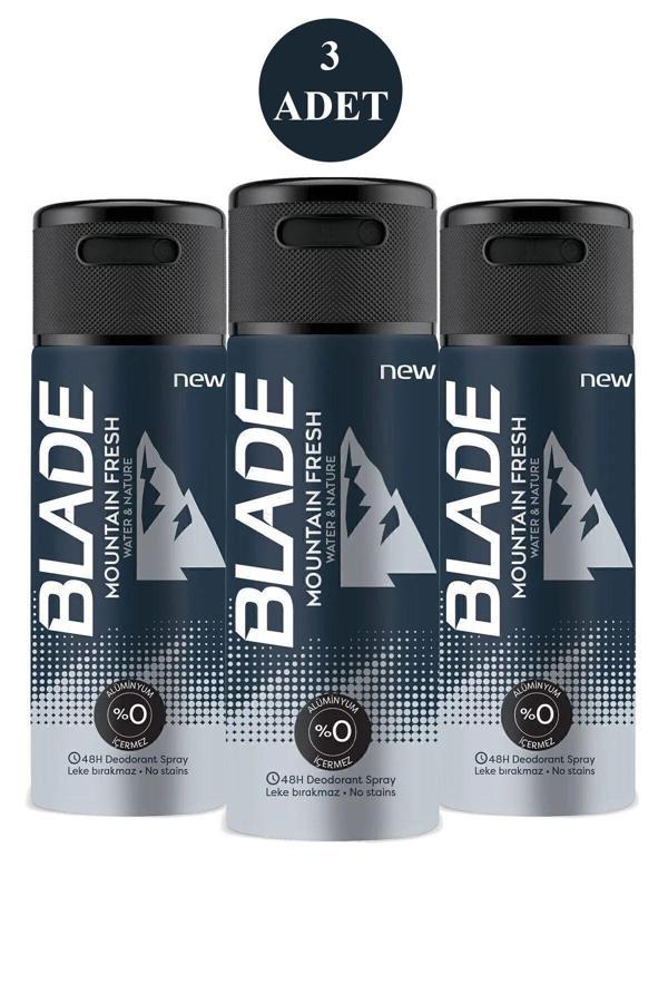 3 Adet Mountain Fresh Erkek Deodorant 150ml Leke Bırakmaz - Image 1