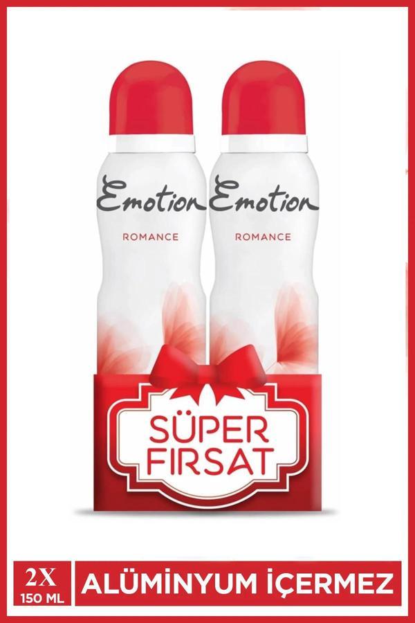 2 Adet Emotion Romance Kadın Vegan Deodorant 150 Ml Hızlı Kurur, Leke Bırakmaz - Image 1