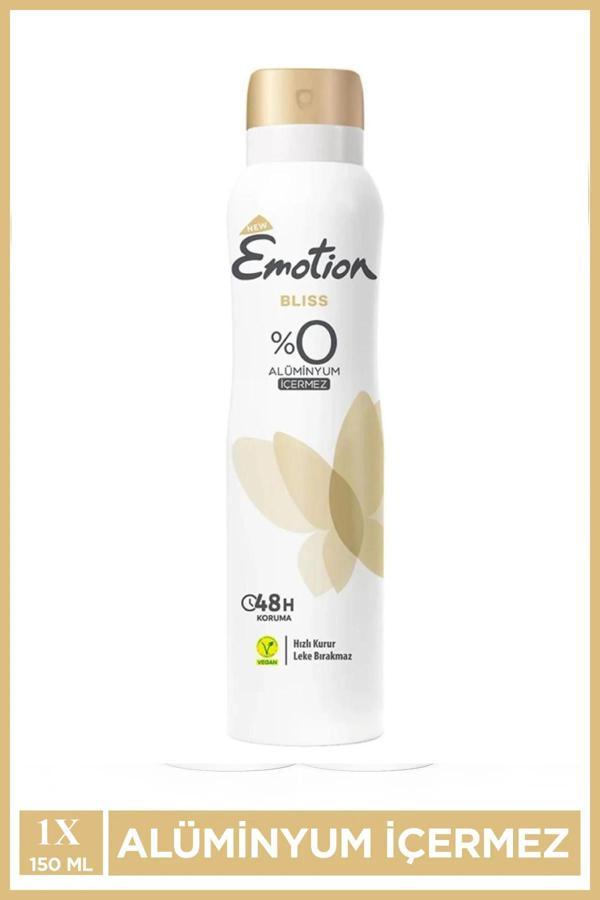 Emotion Bliss Kadın Vegan Deodorant 150 Ml Hızlı Kurur , Leke Bırakmaz - Image 1