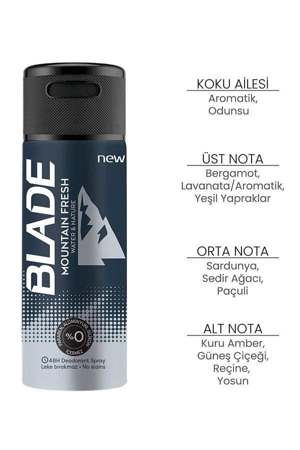 Mountain Fresh Erkek Deodorant 150ml Leke Bırakmaz - Image 1