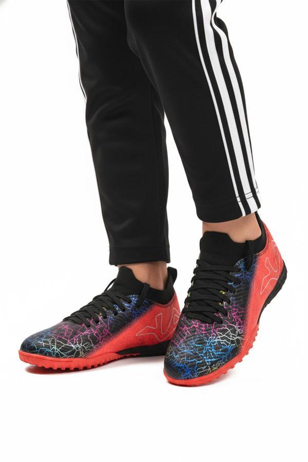 Siyah Fuşya Bilekten Lastikli Unisex Halı Saha Ayakkabısı GH-252-153 G - Image 1