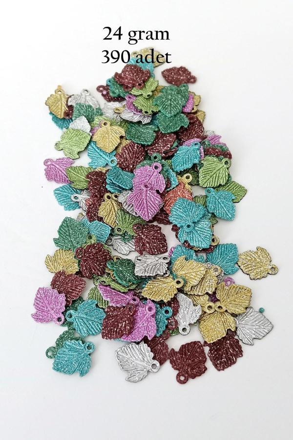 Oya Abiye Bileklik Kolye Pleksi Metalik Plastik Pul Karma Renk 24 gram 390 adet - BNC559 - Image 1