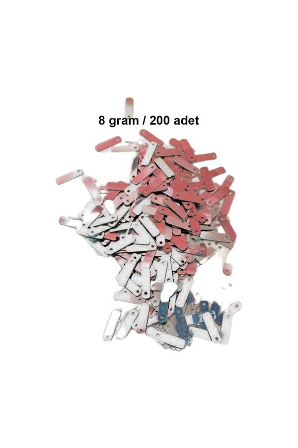 Koyu Pembe 15 x 5 mm Dantel Oya Yazma Halhal Abiye Lazer Kesim Pul 200 adet / 8 gram - Image 1