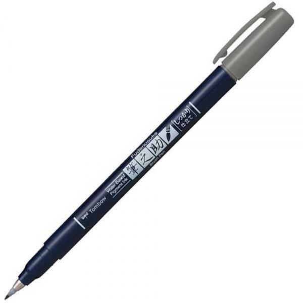 Supertrend Fudenosuke Brush Pen Fırça Uçlu Kalem Gri - Image 1