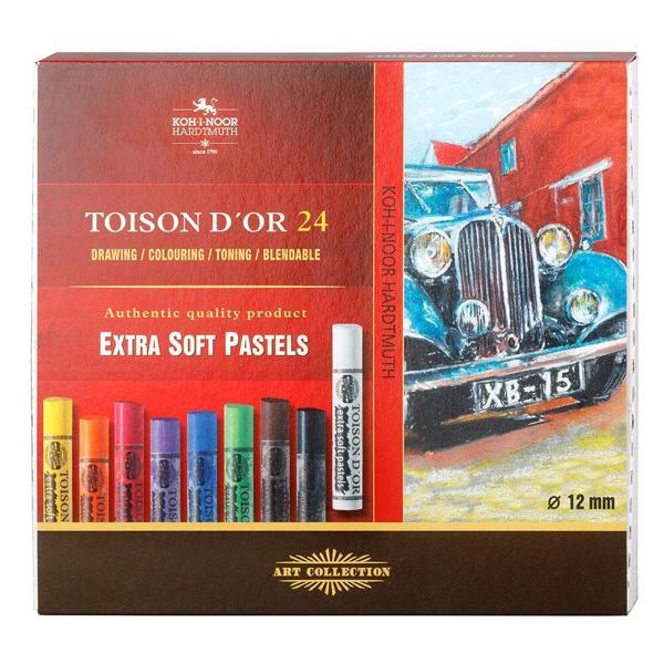 Supertrend Toison D'or Extra Soft Pastel Boya Seti (Kalın) 24 Renk - Image 1