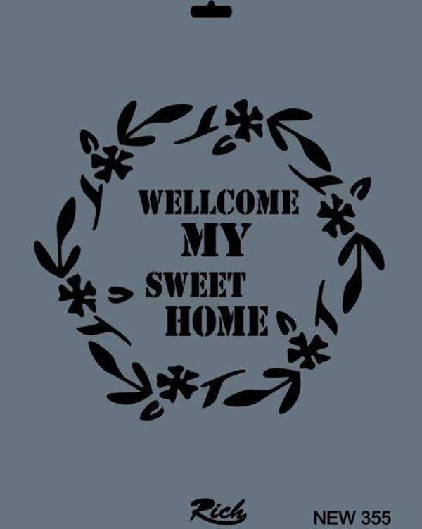 Supertrend Stencil Boyama Şablonu 25x35 cm. NEW-355 - Image 1