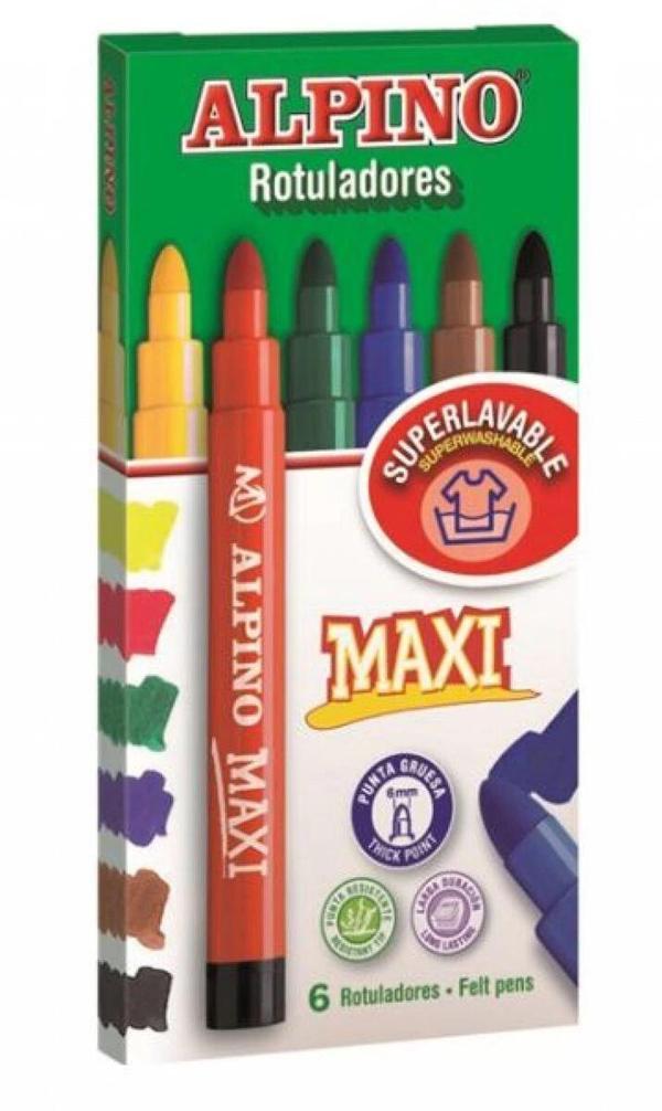 Supertrend Maxi Keçeli Boya Kalemi 6 Renk - Image 1