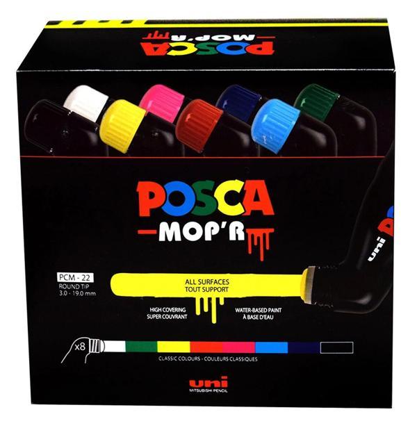Supertrend Posca Mop'r PCM-22 Boyama Markörü Seti 3-19 mm. 8 Renk - Image 1