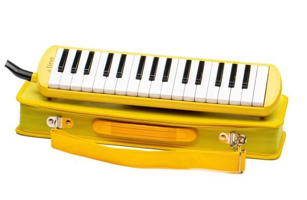 Supertrend Melodika 32 Tuşlu Özel Çantalı PASTEL SARI - Image 1