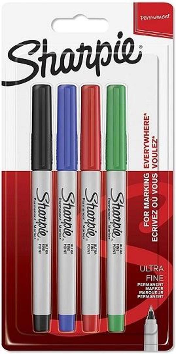 Supertrend Permanent Marker Kalem Seti Ultra Fine Uç 4 Renk STANDART RENKLER - Image 1