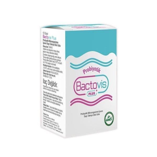 Bactovis Plus+ Probiyotik Takviye Edici Gıda 10 Saşe - Image 1
