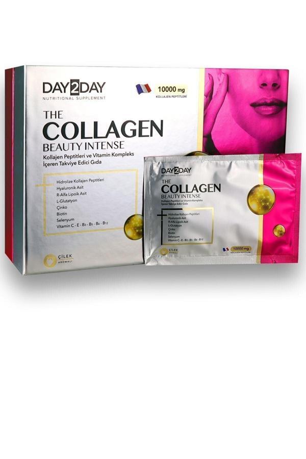 The Collagen Beauty Intense Çilek Aromalı 10000mg 30 Saşe x 12 gr - Image 1
