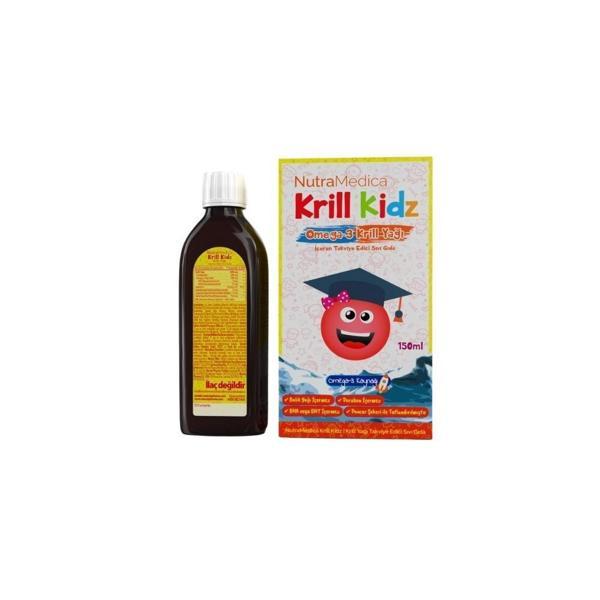 Krill Kidz Omega3 ve Krill Yağı İçeren Takviye Edici Gıda 150ml - Image 1
