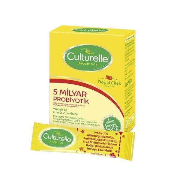 Culturelle Kids Doğal Çilek Aromalı Probiyotik 30 Saşe - Image 1