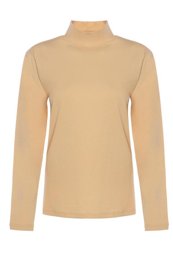 Kadın Uzun Kollu Pamuklu Likralı Balıkçı Yaka Fanila 6257 - Image 1