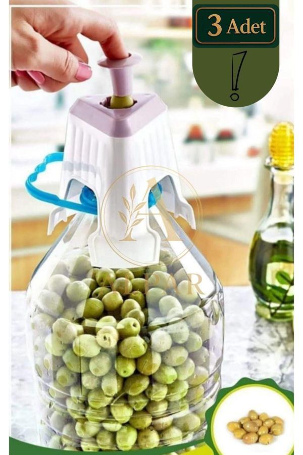 Alpar 3 Adet Kolay Zeytin Dilme Çizme Aparatı Zeytin Çizme Zeytin Dilme Aleti Küçük Zeytin Çizici Aleti - Image 1