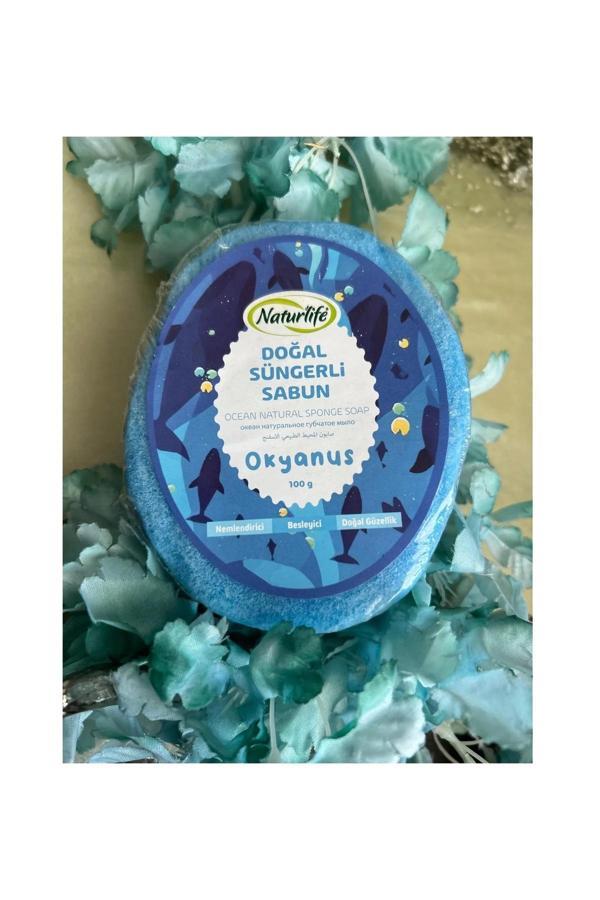 Alpar Doğal Süngerli Sabun, Okyanus Özlü Besleyici, Nemlendirici Süngerli Sabunu 100 Gr. - Image 1