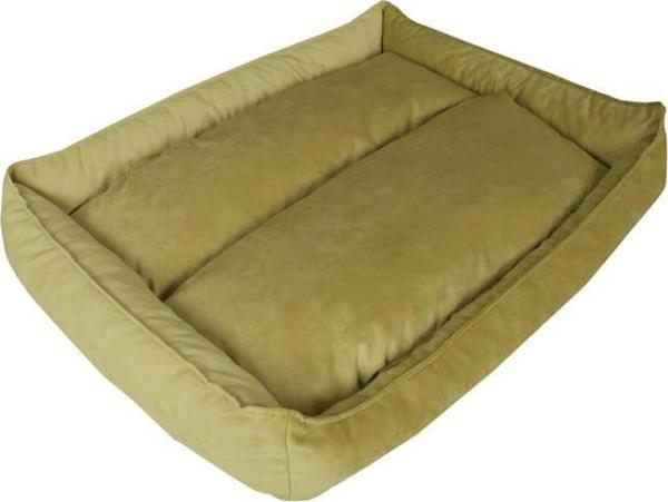 XMARKETTR Yıkanabilir Kumaş Konforlu Kedi Köpek Yatağı Sarı Medium 65 x 45 cm - Image 1