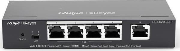 Reyee RG-ES205GC-P 5 Port Poe Gigabit Yönetilebilir Switch - Image 1