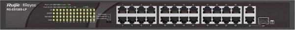 RUIJIE RG-ES126S-LP  24port 10/100 180w FULL PoE 1X Gigabit UPLINK Yönetilemez Poe Switch  - Image 1