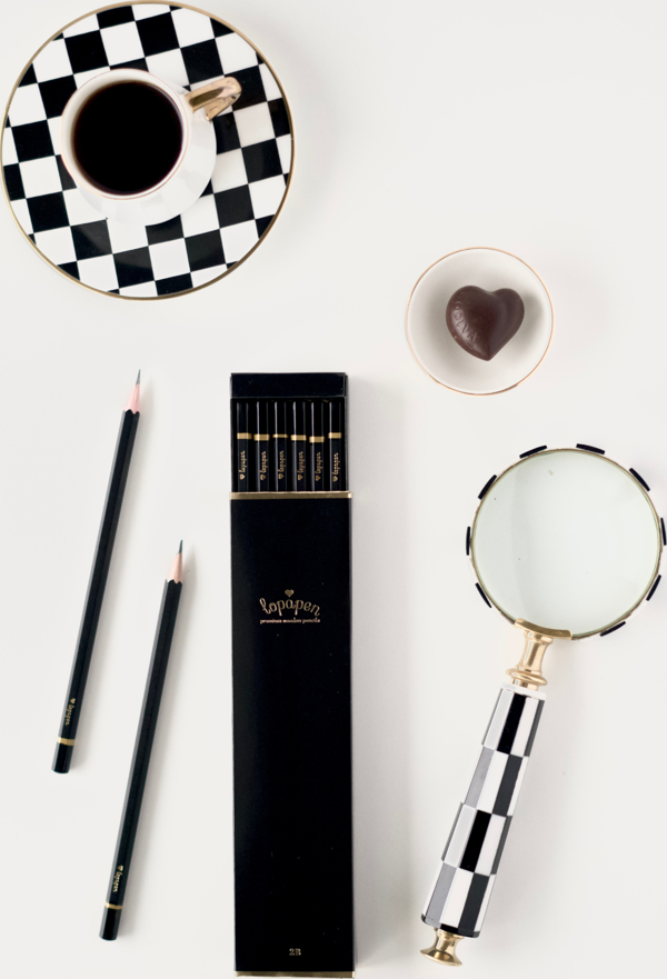 Siyah Kurşun Kalem 6'lı Set - 2B - Image 1