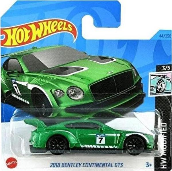 Hot Wheels - Bentley Continental Gt3 - Yeşil (1/64) - Image 1