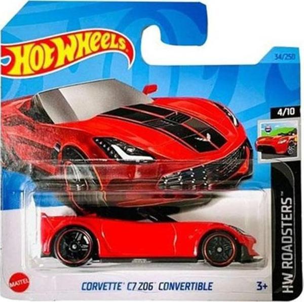 Hot Wheels - Corvette C7 Z06 Convertible - Kırmızı (1/64) - Image 1