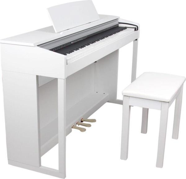 Nemesis & Ravel Dk-480 Yeni Seri Dijital Piyano Tabure-wh - Image 1