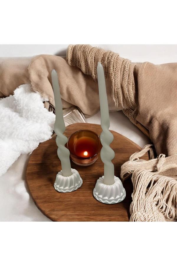 Le Majeur Dekoratif 6' Lı Mumluk & Şamdan (Mumlar Dahil Değildir) - Image 1