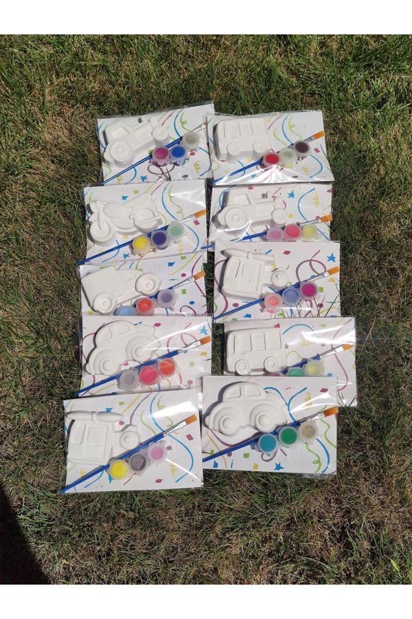 Oyunla Sanat Araçlar Set/Boyayın Seti,Kendin Yap,Dıy,Doğum Günü Hediyesi, 10 Adet - Image 1