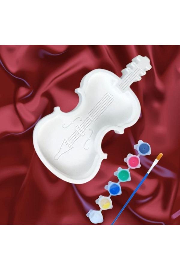 Oyunla Sanat Taş Boyama Seti Anne Ve Çocuk Etkinliği El Becerisi Gelişimi Taş Boyama Dev Keman - Image 1