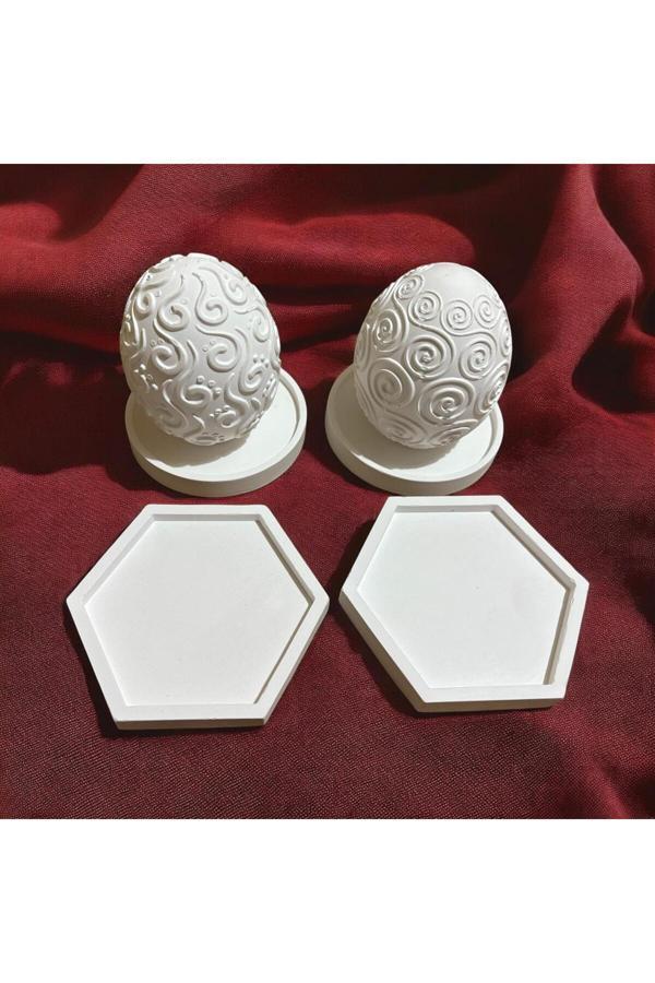 Le Majeur Taş Boyama Seti Yumurta, Bardak Altlığı Takı Tabağı Çocuk Etkinliği El Becerisi Etkinliği - Image 1