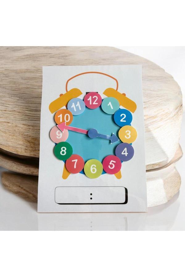 Oyunla Sanat Çocuk Etkinlik Kartları Saatleri Öğrenelim - Image 1