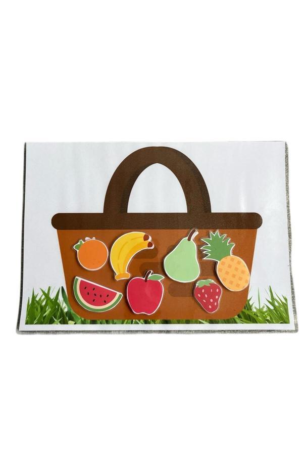 Le Majeur Çocuk Etkinlik Kartları Meyve Temalı Sepet - Image 1