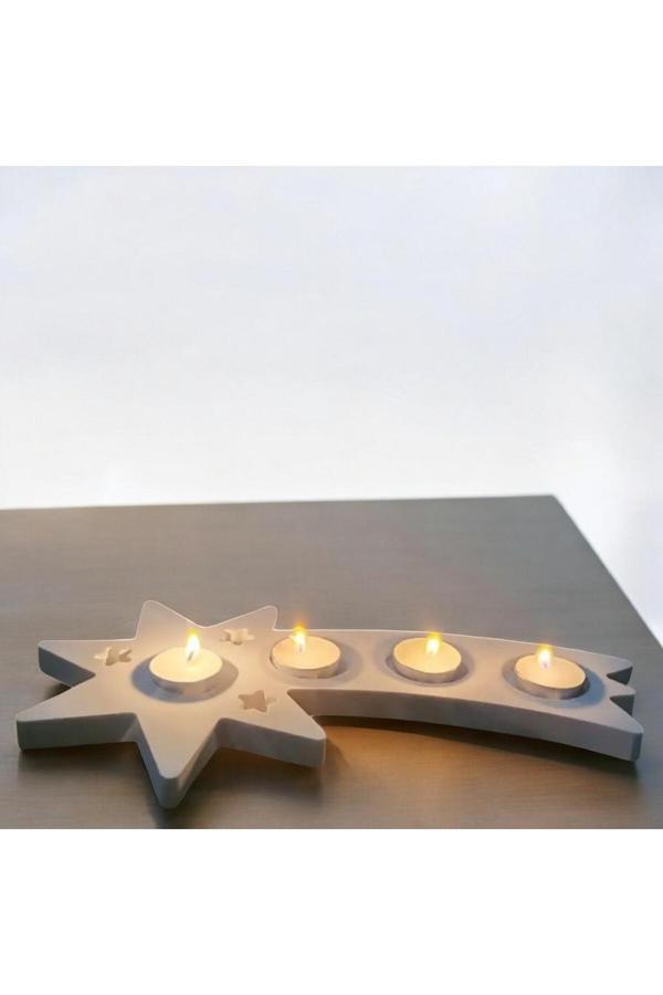 Le Majeur Dekoratif Kuyruklu Yıldız Mumluk - Image 1